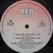 12inch Vinyl Single - Flash Trax Featuring Black Male - Time For The Party (Here We Go Again)