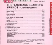 CD - Flashback Quartet - Clarinet Games
