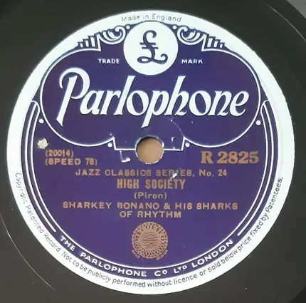 Fletcher Henderson And His Orchestra / Sharkey Bonano And His Sharks Of Rhythm - What-Cha-Call-'Em Blues / High Society