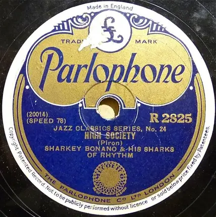 Fletcher Henderson And His Orchestra / Sharkey Bonano And His Sharks Of Rhythm - What-Cha-Call-'Em Blues / High Society