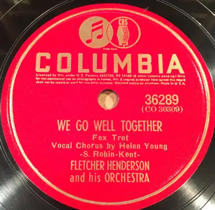 Fletcher Henderson And His Orchestra - A Pixie From Dixie / We Go Well Together