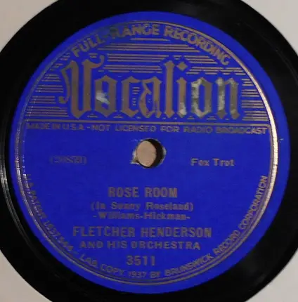 Fletcher Henderson And His Orchestra - Back In Your Own Backyard / Rose Room