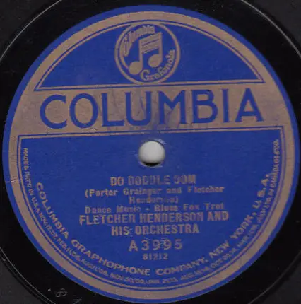Fletcher Henderson And His Orchestra - Dicty Blues / Do Doodle Oom