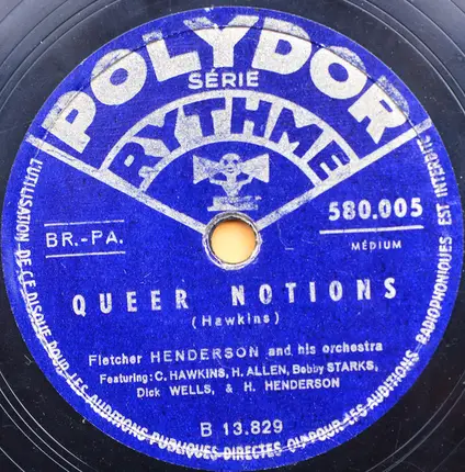 Fletcher Henderson And His Orchestra - King Porter Stomp / Queer Notions