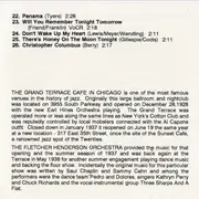 CD - Fletcher Henderson And His Orchestra - 'Live' At The Grand Terrace, Chicago, 1938
