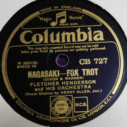 Fletcher Henderson And His Orchestra - Night Life / Nagasaki