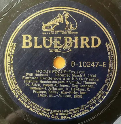 Fletcher Henderson And His Orchestra - Sugar Foot Stomp / Hocus Pocus