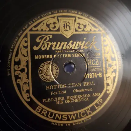 Fletcher Henderson And His Orchestra - Rug Cutter's Swing / Hotter Than Hell