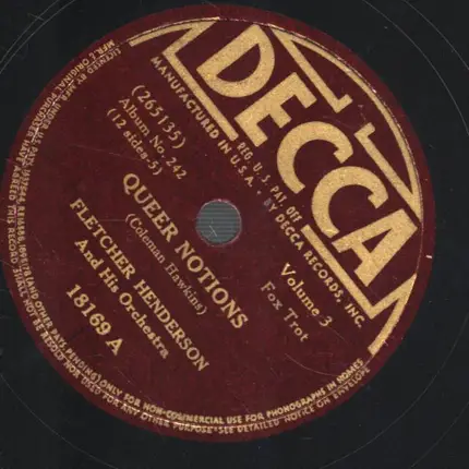 Fletcher Henderson - Queer notions / Old faschioned love