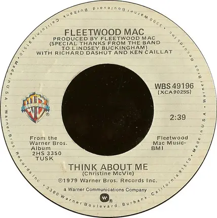 Fleetwood Mac - Think About Me