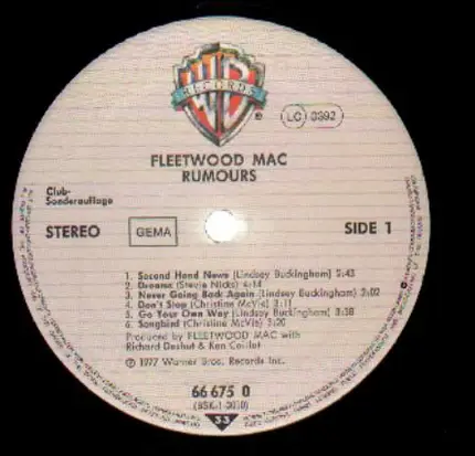 Fleetwood Mac - Rumours