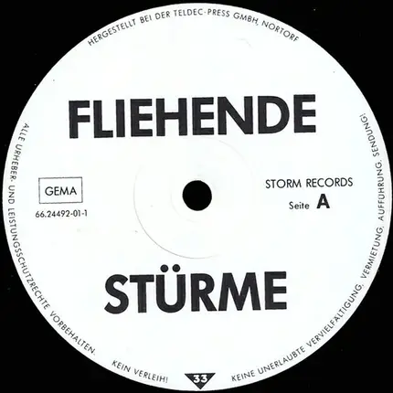 Fliehende Stürme - An Den Ufern