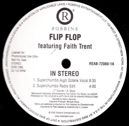 Flip Flop Featuring Faith Trent - In Stereo