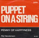 7inch Vinyl Single - Flip Henderson Mit Seinem Orchester - Puppet On A String