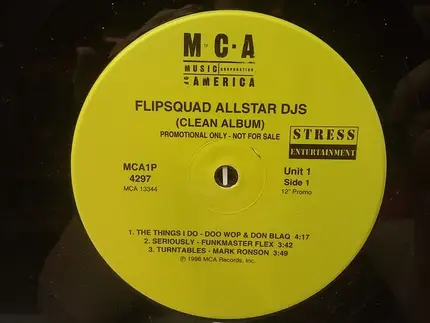Flip Squad Allstars - Flipsquad Allstar Djs (Clean Album)