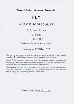 Fly - Music Is So Special EP