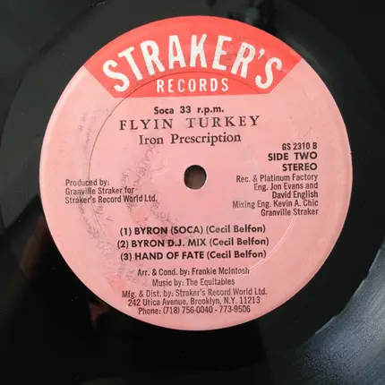 Flyin Turkey - Iron Prescription