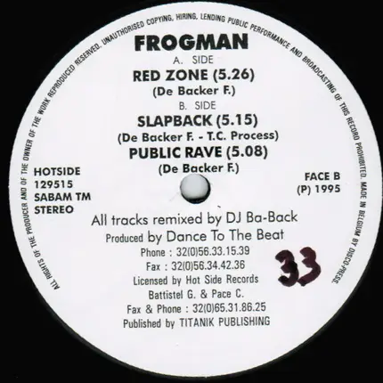 Frogman - Red Zone