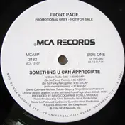 Front Page - Something U Can Appreciate