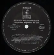 LP - Fraunhofer Saitenmusik - Gegen Den Rhythmus Der Zeit - traditional folk