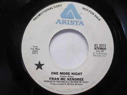 Fran McKendree - One More Night