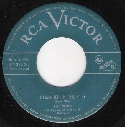 Fran Warren With Hugo Winterhalter Orchestra - I'll Know