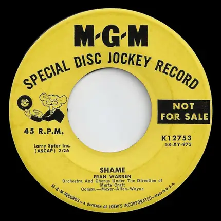 Fran Warren - As Long As You Believe Me