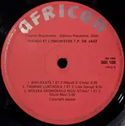 LP - Franco & Orchestre T.P.O.K. Jazz - Volume 3