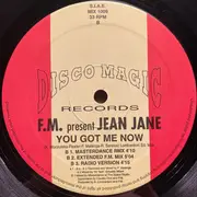 12inch Vinyl Single - Franco Malanga Present Jean Jane - You Got Me Now