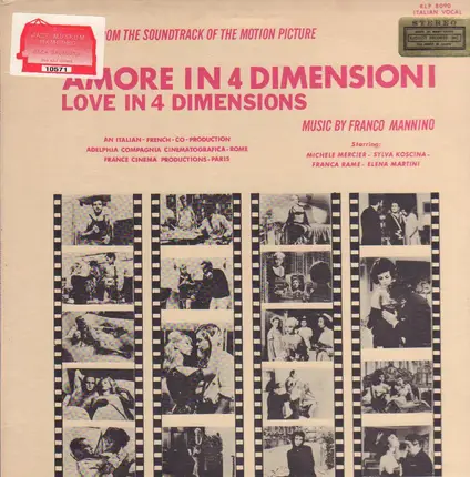 Franco Mannino - Amore In 4 Dimensioni - Love In 4 Dimensions (Motion Picture Soundtrack)
