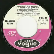 7inch Vinyl Single - Françoise Hardy - Les Disques D'Or De La Chanson