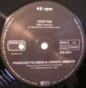 12inch Vinyl Single - François Feldman & Joniece Jamison - Joue Pas