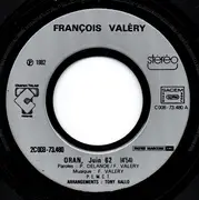 7inch Vinyl Single - François Valéry - Oran Juin 62