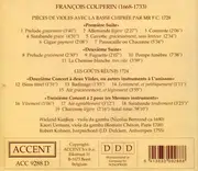 CD - François Couperin , Wieland Kuijken , Kaori Uemura , Robert Kohnen - Pièces De Violes