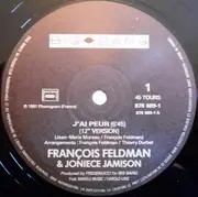 12inch Vinyl Single - François Feldman & Joniece Jamison - J'Ai Peur