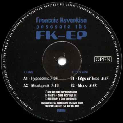 Francois Kevorkian - EP