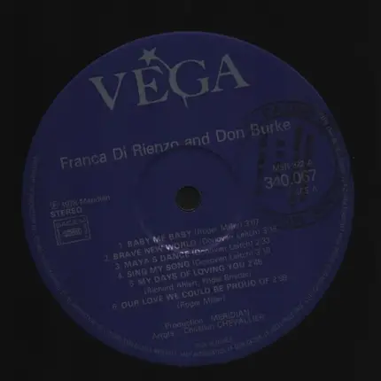 Franca Di Rienzo & Donald Burke - Top Of The 12