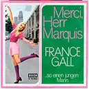 7inch Vinyl Single - France Gall - Merci, Herr Marquis