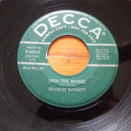 Frances Burnett - Spin The Wheel
