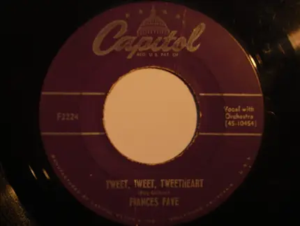 Frances Faye - Night and Day / Tweet, Tweet, Tweetheart