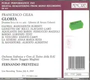CD - Cilea - Gloria