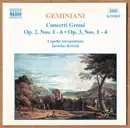 CD - Francesco Geminiani - Concerti Grossi Op.2, Nos.1-6 - Op.3, Nos.1-4