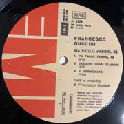 LP - Francesco Guccini - Via Paolo Fabbri 43