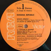 LP - Francesco De Gregori / Lucio Dalla - Banana Republic