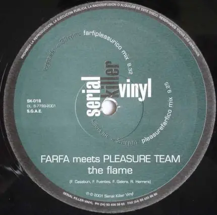 Farfa Meets The Pleasure Team - The Flame