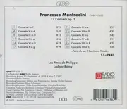 CD - Francesco Manfredini - 12 Concerti Op. 3