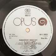 LP - Brahhms / Schumann / Schubert / Dvorak / Ravel a.o. - Romantické Miniatúry