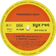 12inch Vinyl Single - Francesco Salvi - Esatto! (Mix Version)