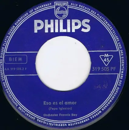 Francis Bay Et Son Orchestre - Manhattan Spiritual / Eso Es El Amor