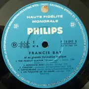 10'' - Francis Bay Et Son Orchestre - N° 4 Francis Bay Et Sa Grande Formation Typique